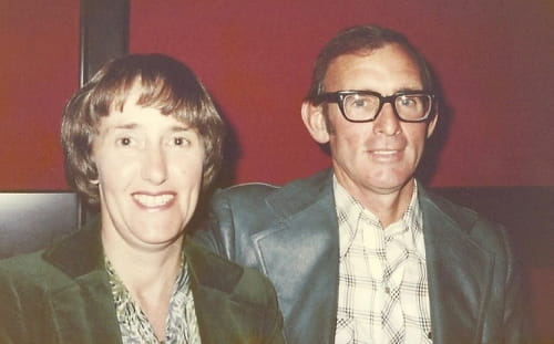 Mum and Dad at the Chinese restaurant in Wentworthville RSL.
